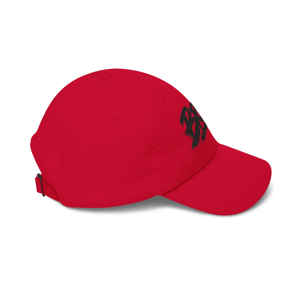 Bruh Dad Cap - Casual White Baseball Hat with Bold Brush Script