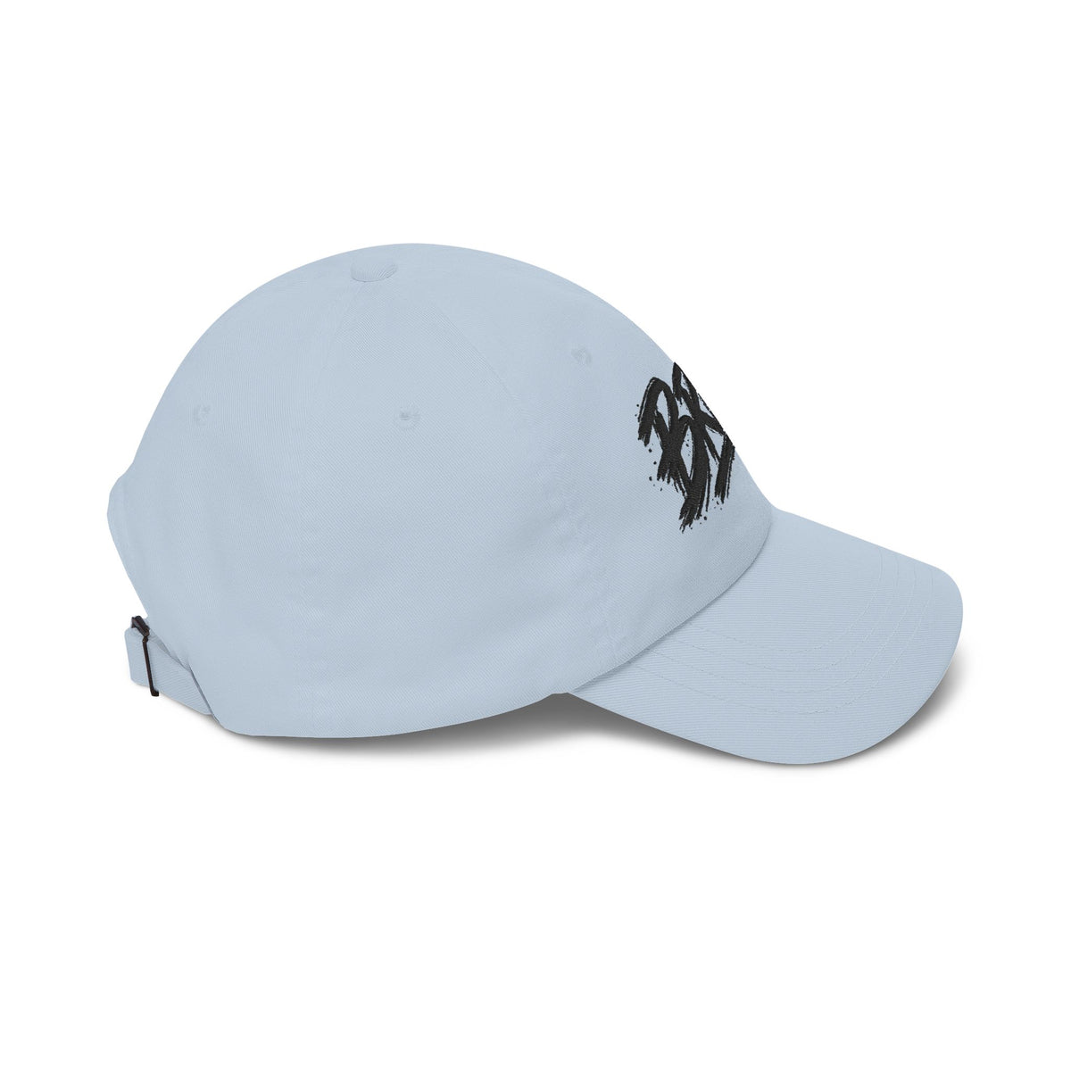Bruh Dad Cap - Casual White Baseball Hat with Bold Brush Script