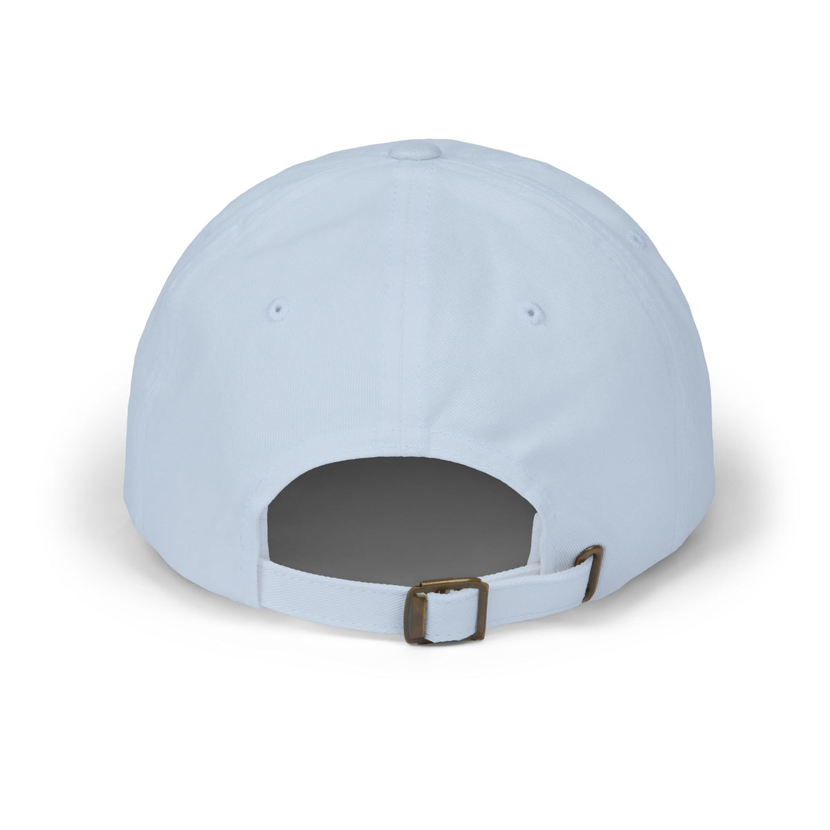 Bruh Dad Cap - Casual White Baseball Hat with Bold Brush Script