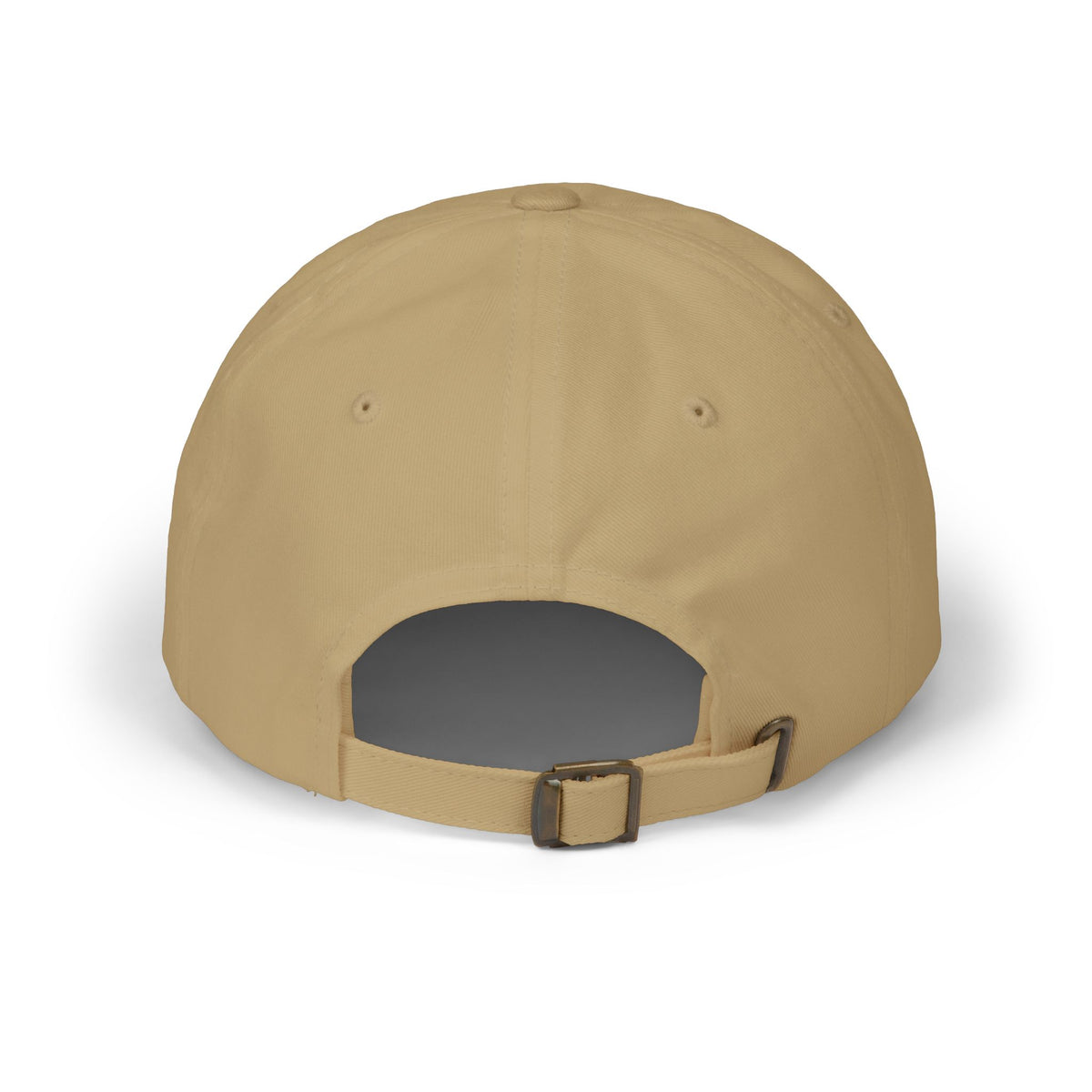 Bruh Dad Cap - Casual White Baseball Hat with Bold Brush Script