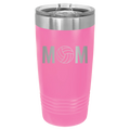 Mom Volleyball 20 oz Tumbler | Pink
