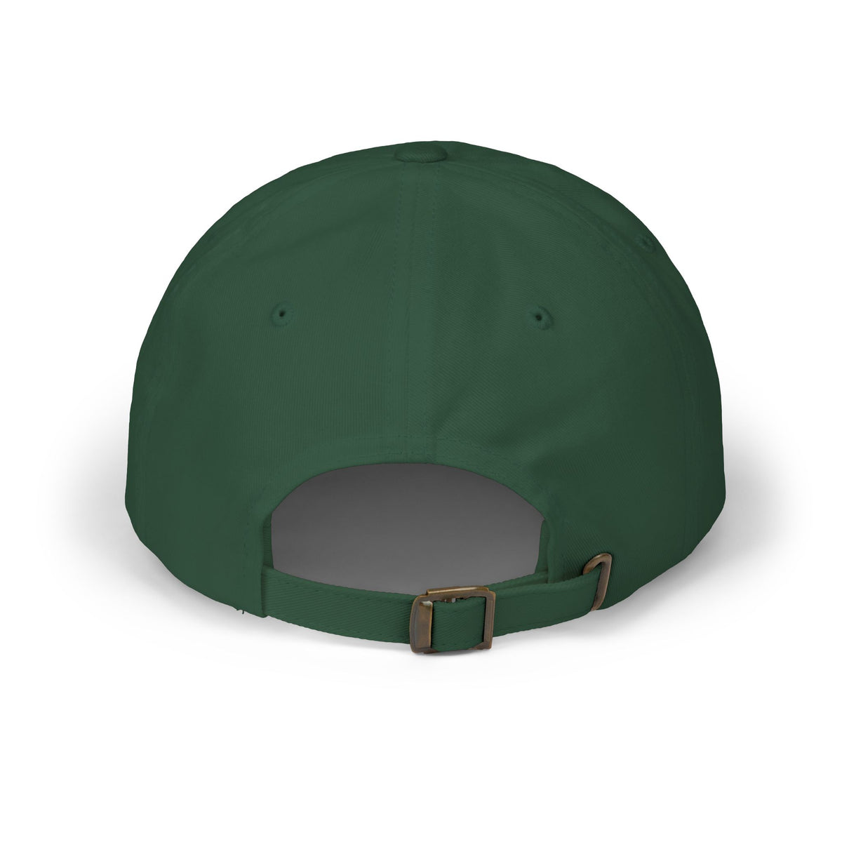 Bruh Dad Cap - Casual White Baseball Hat with Bold Brush Script