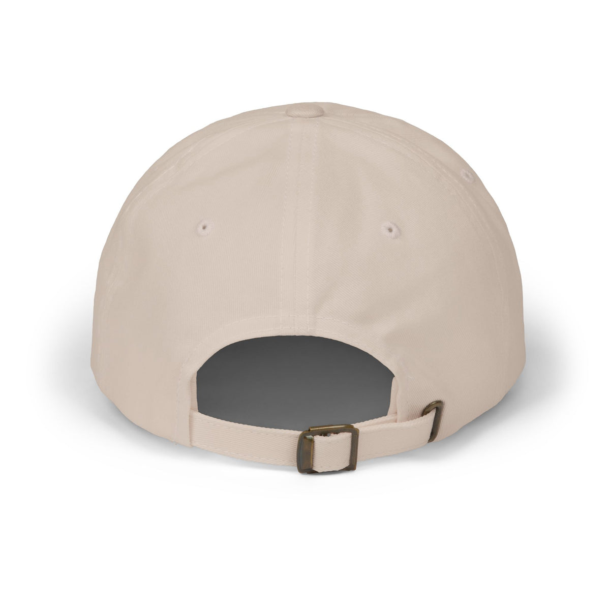 Bruh Dad Cap - Casual White Baseball Hat with Bold Brush Script