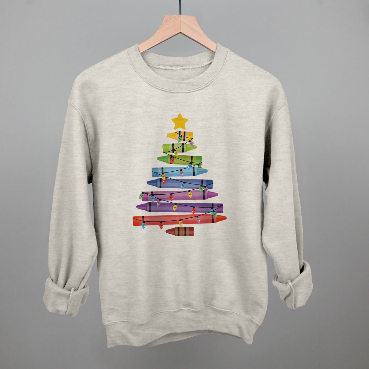Crayon Christmas Tree