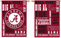 University of Alabama Crimson Tide Fan Premium Double Sided Banner Flag, Fan Rules Design, 28 x 44 Inches